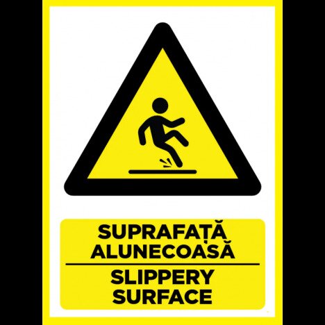 Placuta pentru suprafata alunecoasa slippery surface